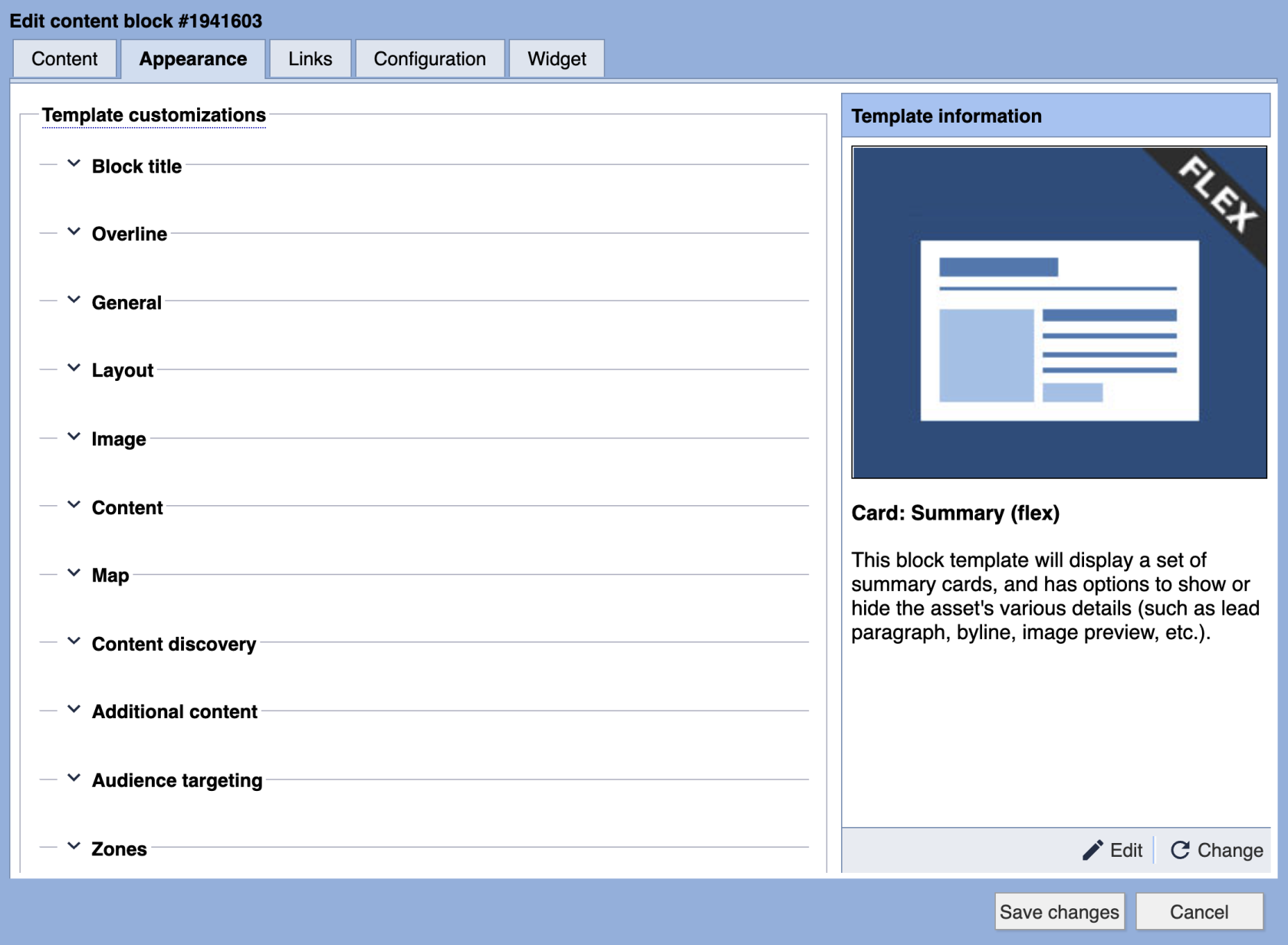 Working with Content Blocks